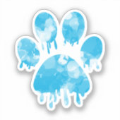Afdrukken Paw Sticker (Voorkant)