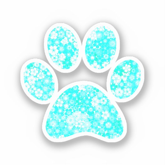 Afdrukken Paw Sticker (Voorkant)