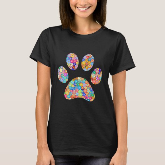 Afdrukken Paw T-shirt (Voorkant)