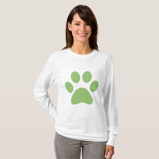 Afdrukken Paw T-shirt (Voorkant volledig)
