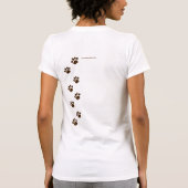 Afdrukken Paw T-shirt (Achterkant)