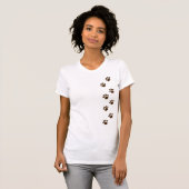 Afdrukken Paw T-shirt (Voorkant volledig)
