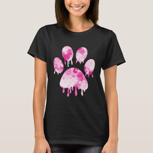 Afdrukken Paw T-shirt (Voorkant)