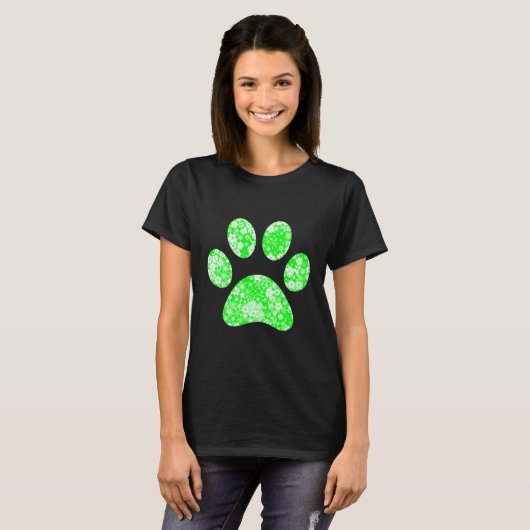 Afdrukken Paw T-shirt (Voorkant volledig)