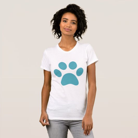Afdrukken Paw T-shirt (Voorkant volledig)