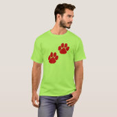 Afdrukken Paw T-shirt (Voorkant volledig)