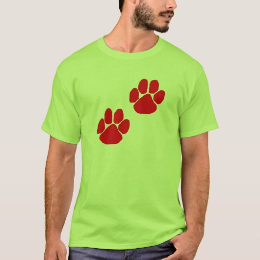 Afdrukken Paw T-shirt (Voorkant)