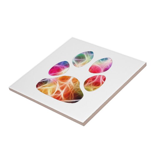 Afdrukken Paw Tegeltje (Zijkant)