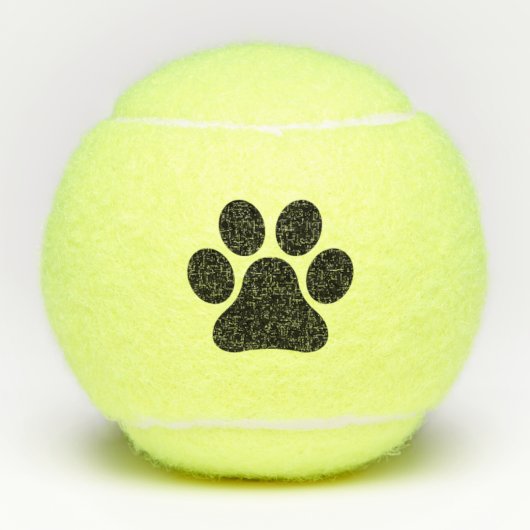 Afdrukken Paw Tennisballen (Voorkant)