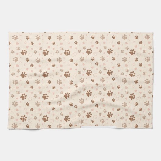 Afdrukken Paw Theedoek (Horizontaal)