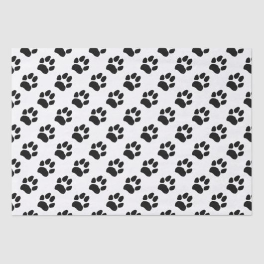 Afdrukken Paw Tissuepapier (Voorkant)