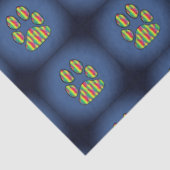 Afdrukken Paw Tissuepapier (Detail)