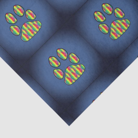 Afdrukken Paw Tissuepapier (Detail)