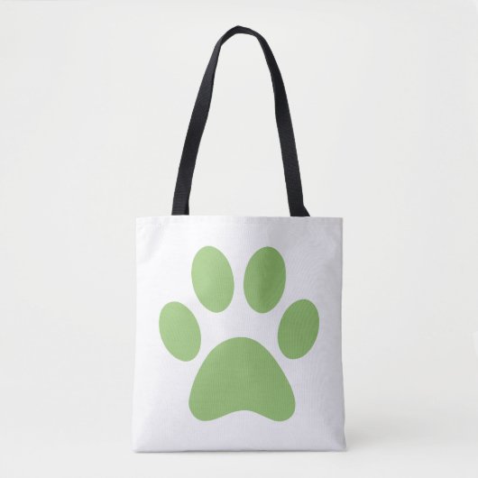 Afdrukken Paw Tote Bag (Voorkant)
