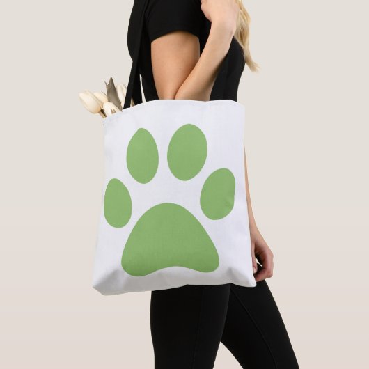 Afdrukken Paw Tote Bag (Dichtbij)