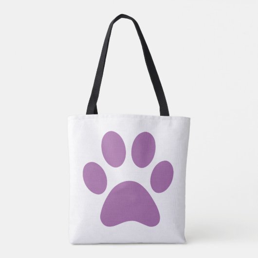Afdrukken Paw Tote Bag (Achterkant)