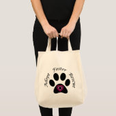 Afdrukken Paw Tote Bag (Voorkant (product))