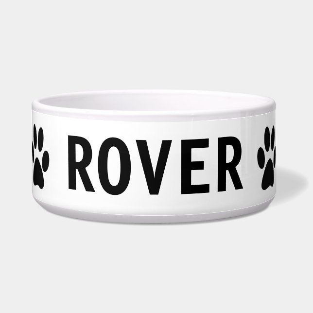 Afdrukken Paw Voerbakje (Voorkant)