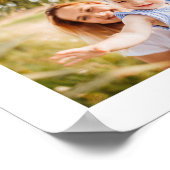 Afdrukken persoonlijke familiefoto en naam poster (Hoek)