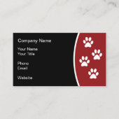 Afdrukken Pet Care Visitekaartje (Voorkant)