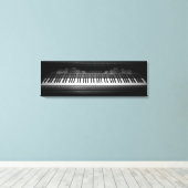 Afdrukken Piano-toetsenbord (Insitu (Houten vloer))