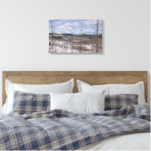 Afdrukken Pike Forest Canvas (Insitu (Slaapkamer))