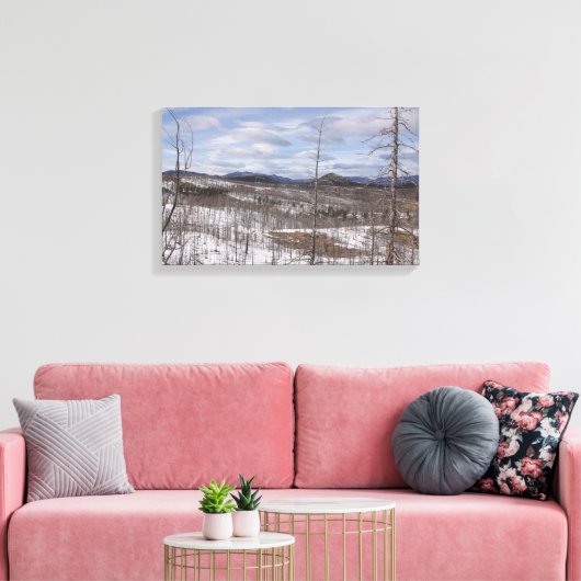 Afdrukken Pike Forest Canvas (Insitu (Woonkamer))