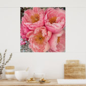 AFDRUKKEN | Pioenen I (30"x30") Poster (Keuken)