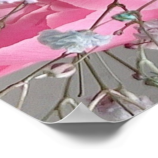 AFDRUKKEN | pioenen II (30"x30") Poster (Hoek)