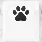 Afdrukken plakken ovale sticker (Tas)