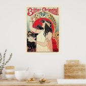 Afdrukken poster: Art Nouveau - Bitter Oriental Poster (Keuken)