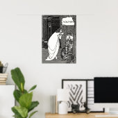Afdrukken poster: Aubrey Beardsley - Volpone Poster (Thuiskantoor)