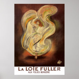 Afdrukken poster: Folies Bergere La Loie Fuller Poster