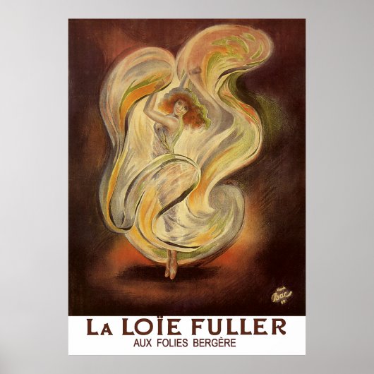 Afdrukken poster: Folies Bergere La Loie Fuller Poster (Voorkant)