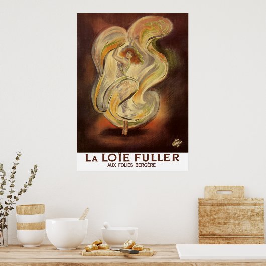 Afdrukken poster: Folies Bergere La Loie Fuller Poster (Keuken)