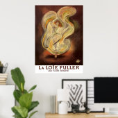 Afdrukken poster: Folies Bergere La Loie Fuller Poster (Thuiskantoor)
