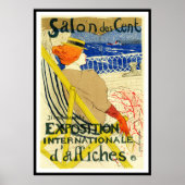 Afdrukken poster: Toulouse Lautrec - Salon des Cen Poster (Voorkant)