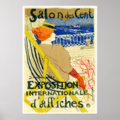 Afdrukken poster: Toulouse Lautrec - Salon des Cen Poster (Voorkant)