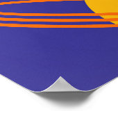 Afdrukken Poster verzadigde ringen (Hoek)