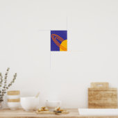 Afdrukken Poster verzadigde ringen (Keuken)