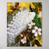 Afdrukken poster: witte en blauwe voetjes poster (Voorkant)