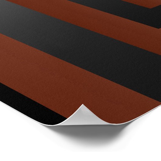 Afdrukken Rechthoek Vision Black en Koper Poster (Hoek)