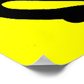 Afdrukken recordadapter van 45 rpm poster (Hoek)