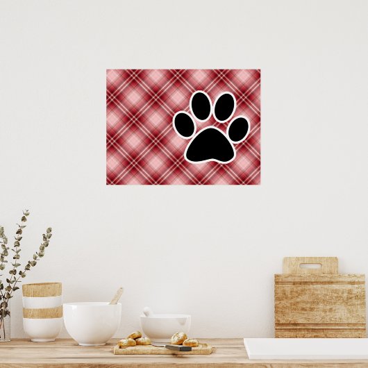 Afdrukken rode spelbreker poster (Keuken)