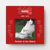 Afdrukken rood, aangepast fotoplaat (Voorkant)