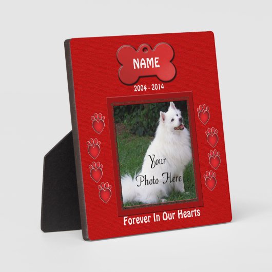 Afdrukken rood, aangepast fotoplaat (Voorkant)