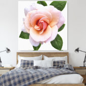 Afdrukken Roos perzapcanvas (Insitu (Slaapkamer))