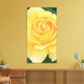 Afdrukken roos Verretched Canvas (Insitu (Woonkamer))