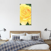 Afdrukken roos Verretched Canvas (Insitu (Slaapkamer))