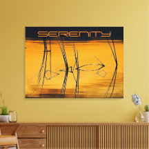 Afdrukken Serenity Stretch Canvas